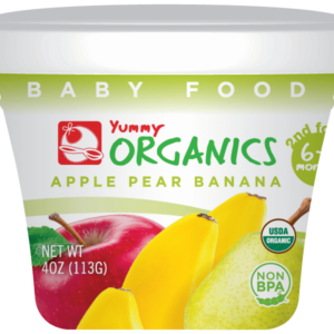 YUMMY ORGANIC APPLE PEAR BANANA
