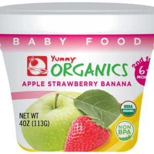 YUMMY ORGANIC APPLE STRAWBERRY BANANNA