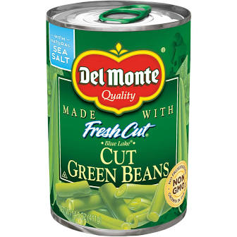DEL MONTE GREEN BEANS SEA SALT