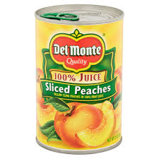 DEL MONTE PEACHES IN JUICE