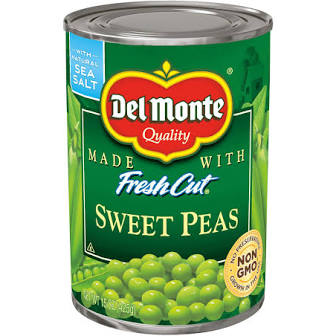 DEL MONTE PEAS 15.25oz SEA SALT CAN