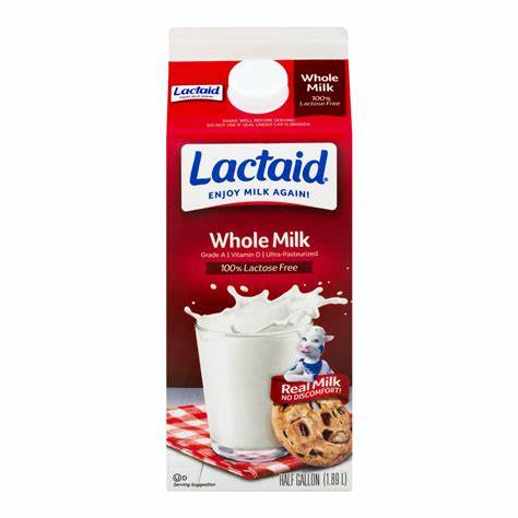 LACTAID WHOLE MILK