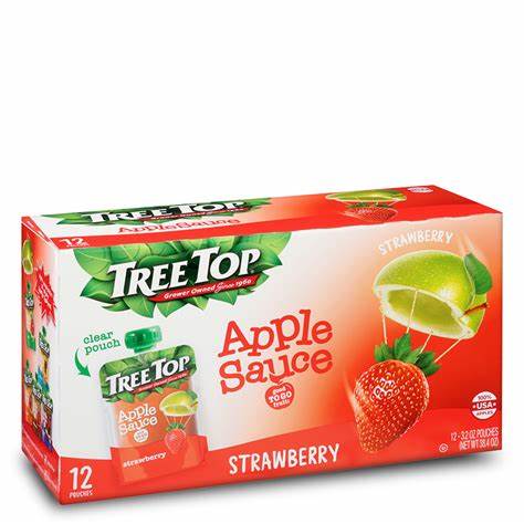 TREE TOP STRAWBERRY APPLE SAUCE