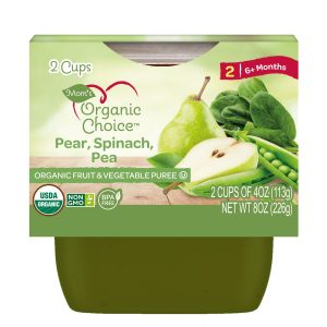 MOM’S ORGANIC Pear Spinach Pea
